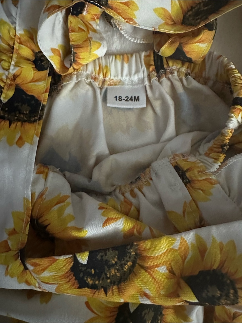 Sunflower & Blue Butterfly Baby Rompers - Set of 2 - Picture 6 of 6